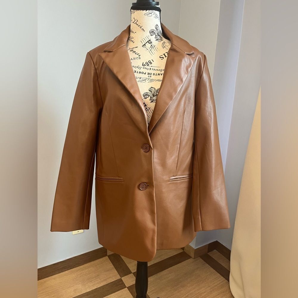 Rebecca Minkoff Faux Lambskin Jacket NWT Size M